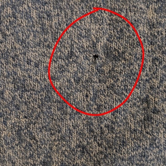 Original Penguin by Munsingwear Blue Sweater Men's Large Lambswool Crew Neck - Picture 9 of 9